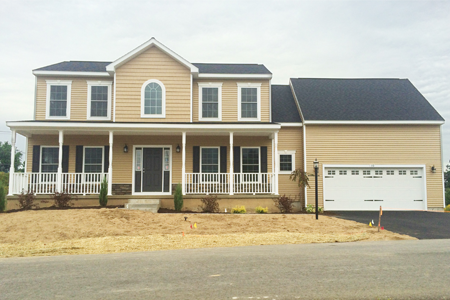 Example of our Melissa model taken from our Victor's Farms subdivision.